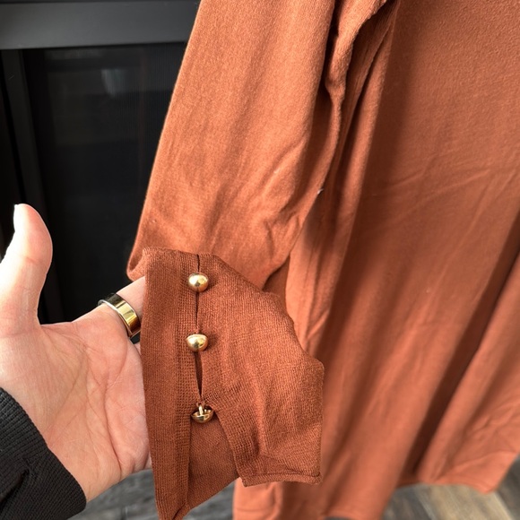 Elegant Rust Dress‎ - Picture 3 of 5